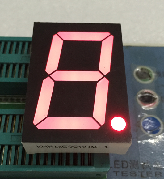KHN11509AR1F-1 1 digit 1.5inch seven segment LED display