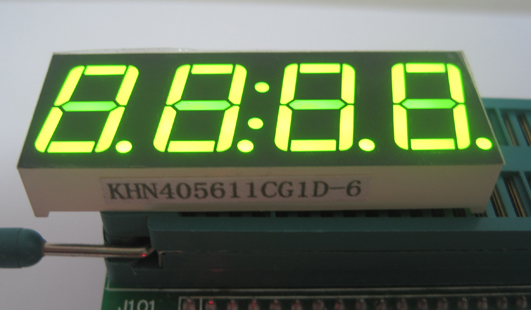 KHN405611CG1D-6 Four digit 0.56 inch seven segment LED display