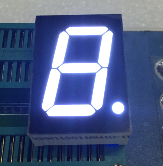 KHN110011AW1D-1T 1 digit 1 inch White color LED display module