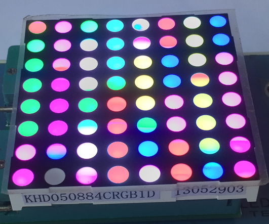 KHD050884CRGB1D LED Dot Matrix