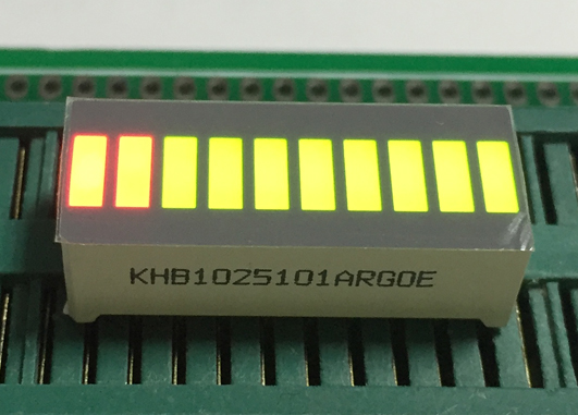 10 segment dual color LED bar graph