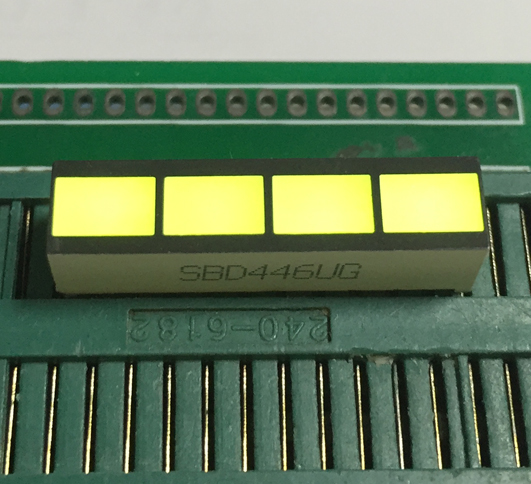 4 segment LED bar graph